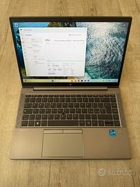 Hp zbook firefly 14 i7 32gb 256gb portatile laptop