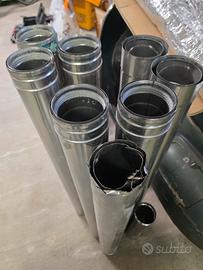 tubi canna fumaria da 80 anticondensa 