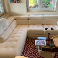 Divano Angolare Bianco