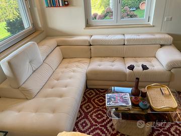 Divano Angolare Bianco