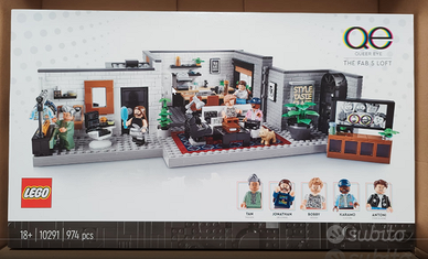 Lego 10291 Queer Eye The fab 5 loft  Nuovo
