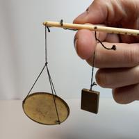 Antico Bilancino Cinese Dotchin Osso Legno