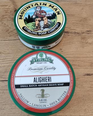 Coppia Saponi da Barba Stirling