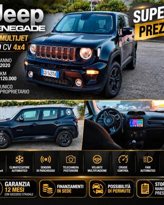 Jeep Renegade 2.0 Mjt 140CV 4WD Longitude(12 mesi 