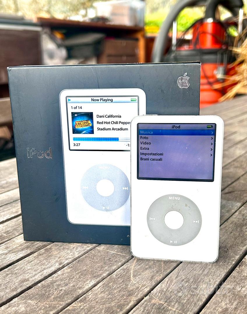Apple iPod Classic 30GB A1136 Bianco w/box Difetti - Audio/Video