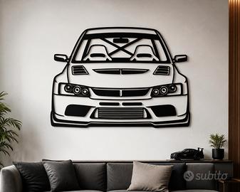 wall art mitsubishi lancer evo