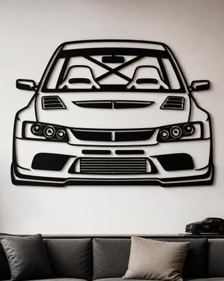 wall art mitsubishi lancer evo
