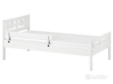  lettino bambino 160x70 con materasso+ sponda