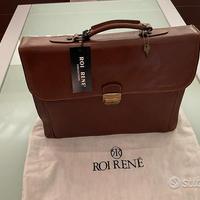 Borsa porta documenti in pelle ROY RENE’ - NUOVA
