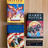 Harry Potter ultimi 3 volumi prima edizione UK