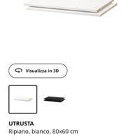 Ikea 1 ripiano pensili Metod laminato bianco