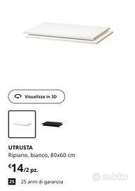 Ikea 1 ripiano pensili Metod laminato bianco