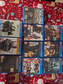 Vari giochi PlayStation 4