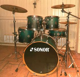 Batteria Sonor Force Full Birch completa + extra !