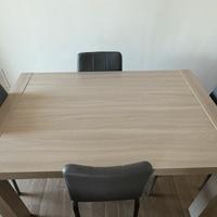 Tavolo allungabile eucalipto bianco