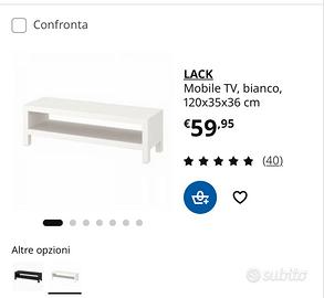 Mobiletto TV ikea