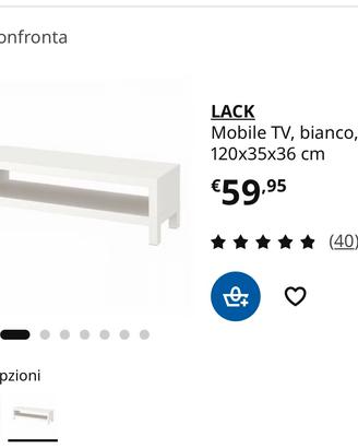 Mobiletto TV ikea