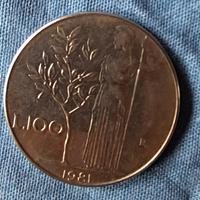 100 lire 1981