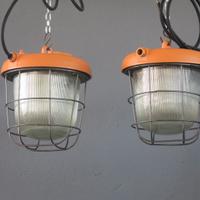 LAMPADE INDUSTRIALI BUNKER RIFUGIO RESTAURATE