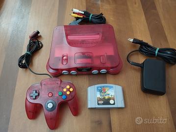 Nintendo 64 watermelon Red console rara