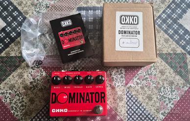 Pedale FX Distorsore Chitarra OKKO Dominator MKI