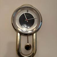 Orologio a pendolo colore  acciaio funzionte