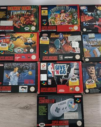 GIOCO SUPERNINTENDO SNES CON BOX SCATOLA GIG ITA P