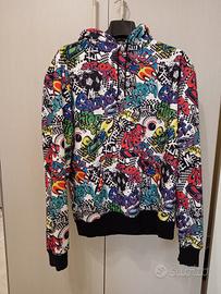 Felpa tutta stampata, nuova con etichetta 