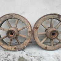 Ruote carro antico anteriori .