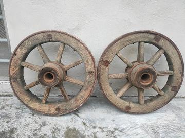 Ruote carro antico anteriori .