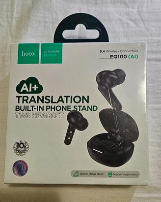 Auricolari TWS Hoco EQ100 AI con Traduzione