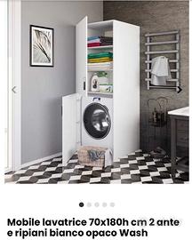Mobile bagno copri lavatrice