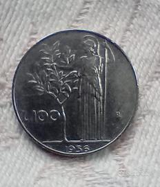 LIRE 100  anno 1956