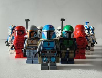 Lotto LEGO Star Wars 18 Minifigure Originali