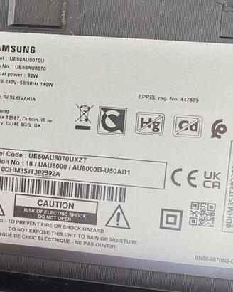 Tv 50 pollici Samsung