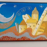 Tela moderna grandi dimensioni.