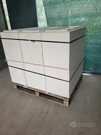 6 Fioriere in cemento Cm 100 ×40 ×50 H