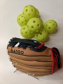 Set baseball guantone+palline
