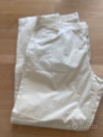 Pantaloni beige  in cotone uomo