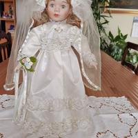 Bambola in porcellana Capodimonte 