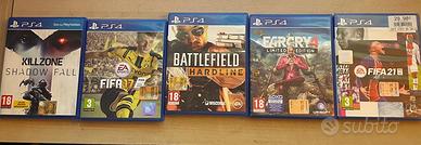 5 giochi playstation 4
