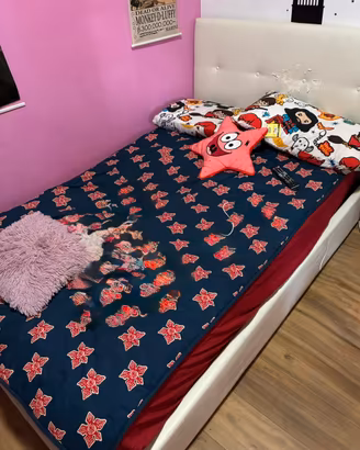 LETTO CONTENITORE PIAZZA E MEZZA+ MATERASSO