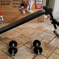 panca per addominali 