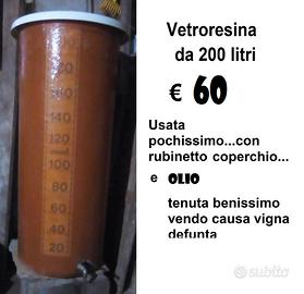 vetroresina   200 litri