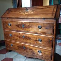 Ribalta -scrittoio con intarsio