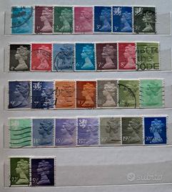 Lotto circa 100 francobolli mondiali volti