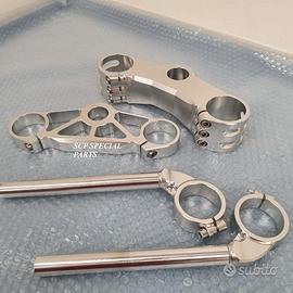 Aprilia rsv 1000 kit piastre sterzo ricavate cnc