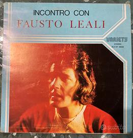Vinile 33giri «Incontro con Fausto Leali»