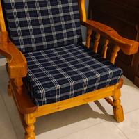 poltrona rustica in pino 