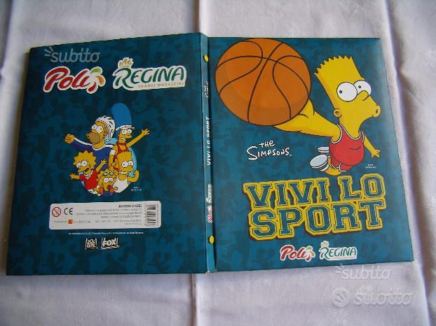 Album con figurine Vivi lo sport The Simpsons - Tutto per i